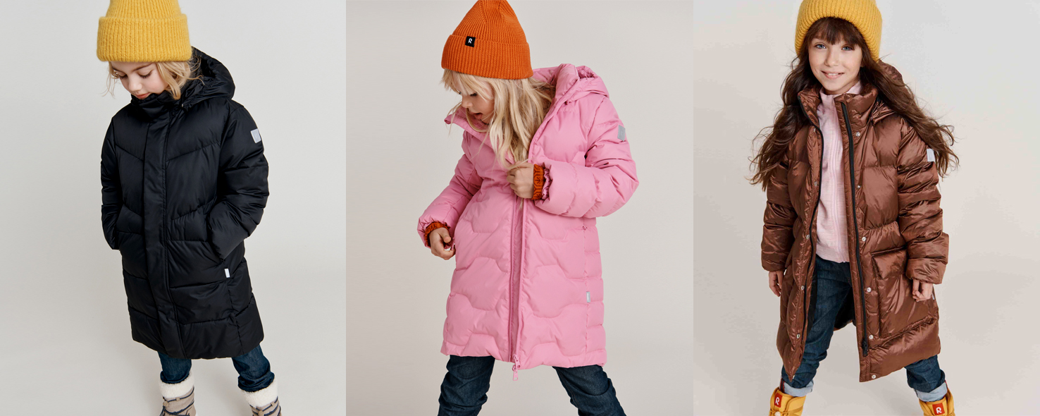 Зимове пальто дитяче для дівчинки
